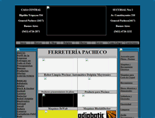 Tablet Screenshot of ferreteriapacheco.com.ar